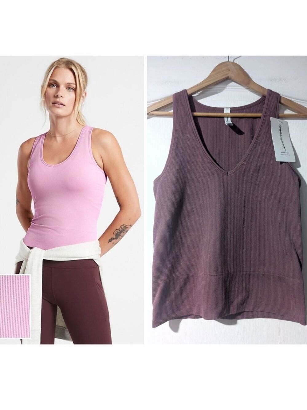Athleta | Aurora Seamless Tank In Tawney Rose